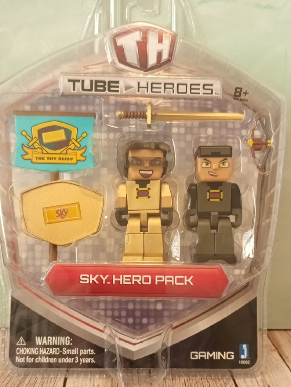 Tube Heroes Sky Hero Pack Action Figure Set - Gold & Olive